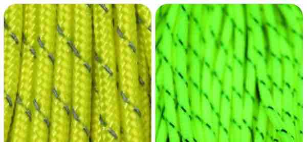 (image for) ReflectiveNeonYellowBlacklightTacticalParacord